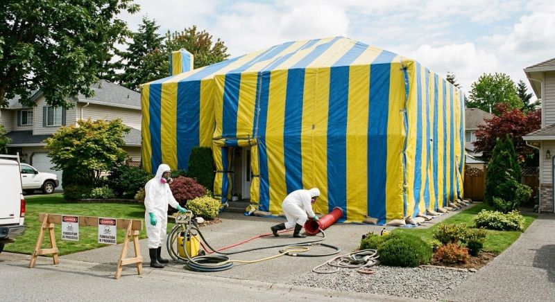 Tent Fumigation in Fredericksburg, VA